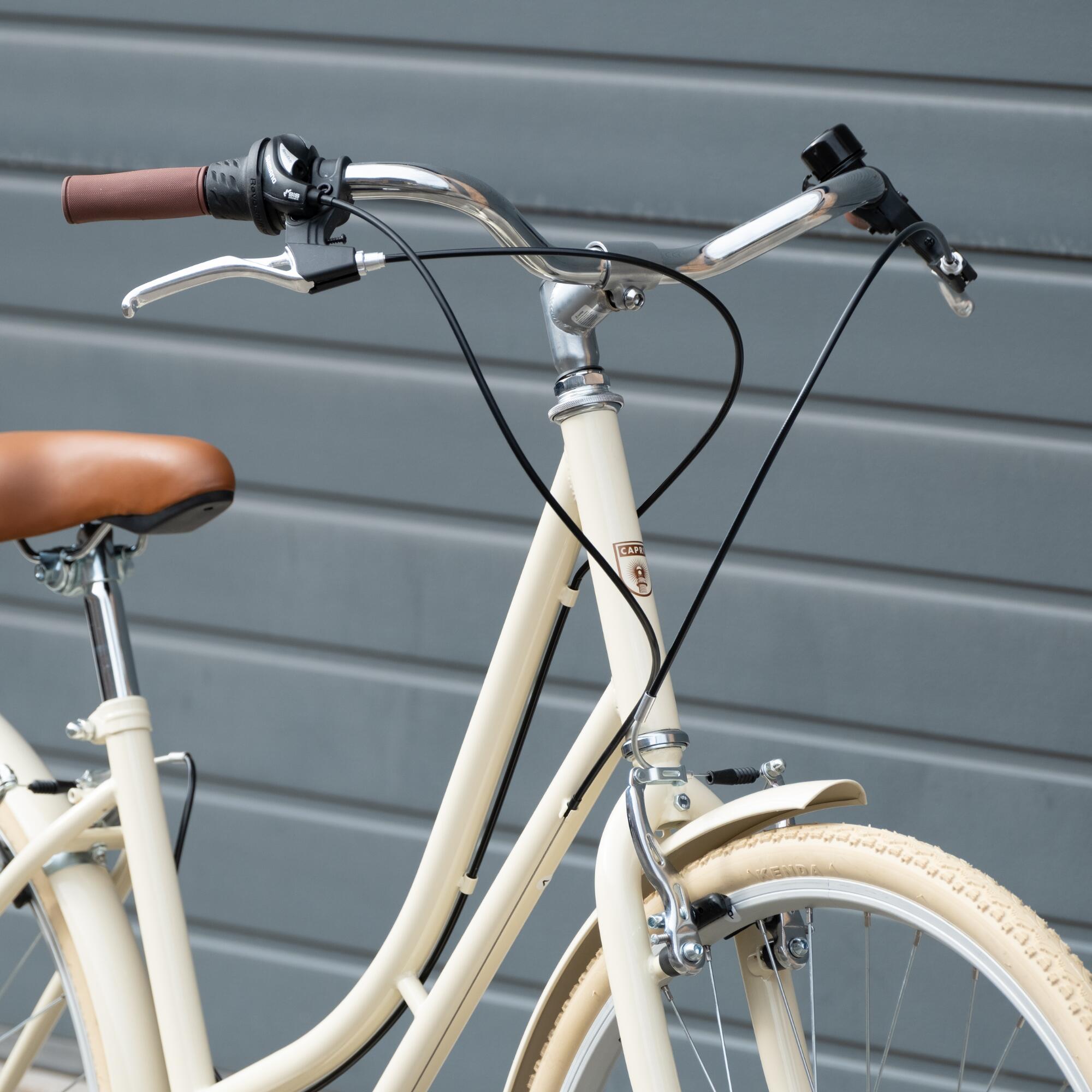 Stadsfiets Niza crème 7 versnellingen 4/6
