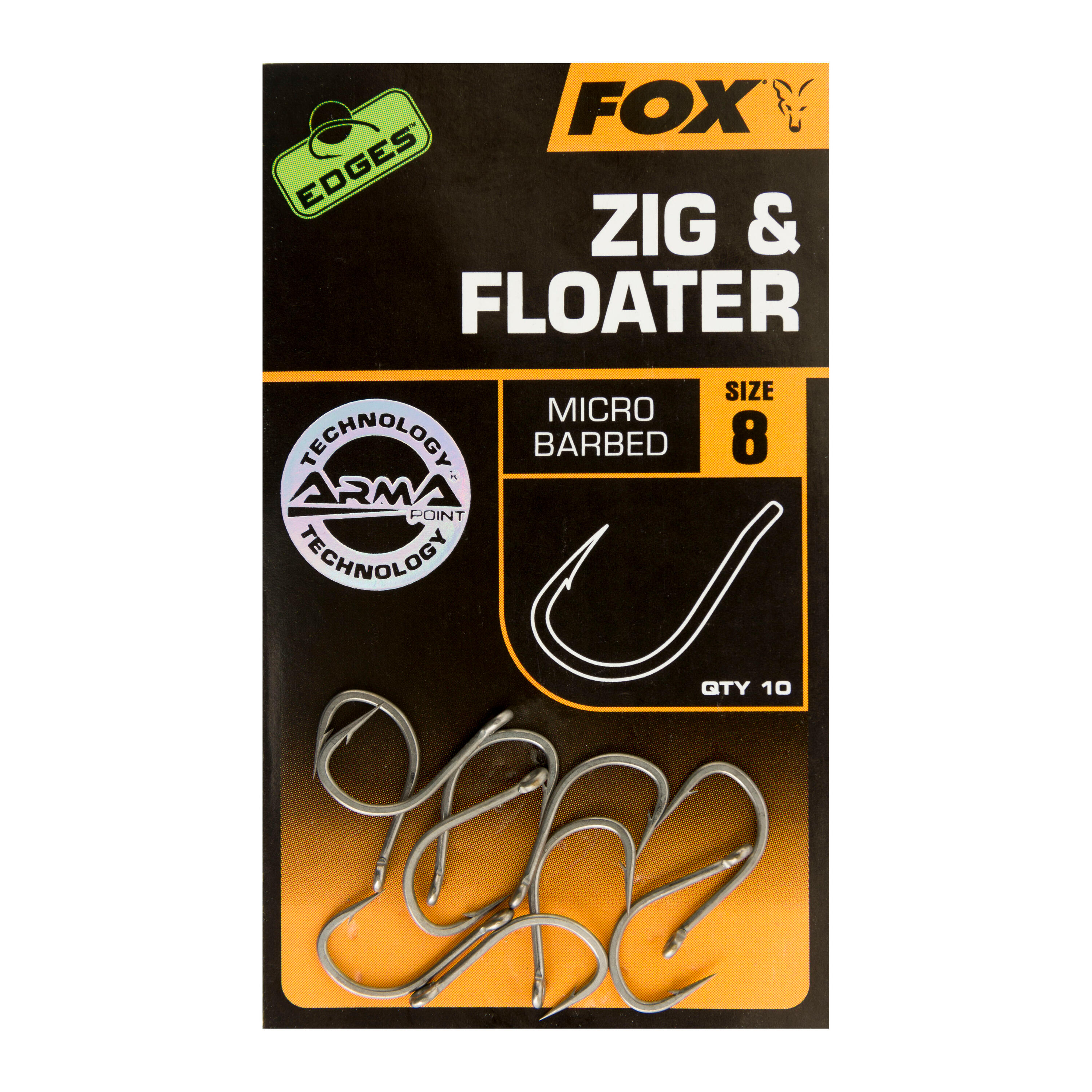 Hameçon Fox Zig & Floater Edges taille 6 2/3