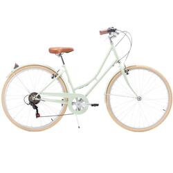 Vélo de ville Niza vert pastel 7 vitesses