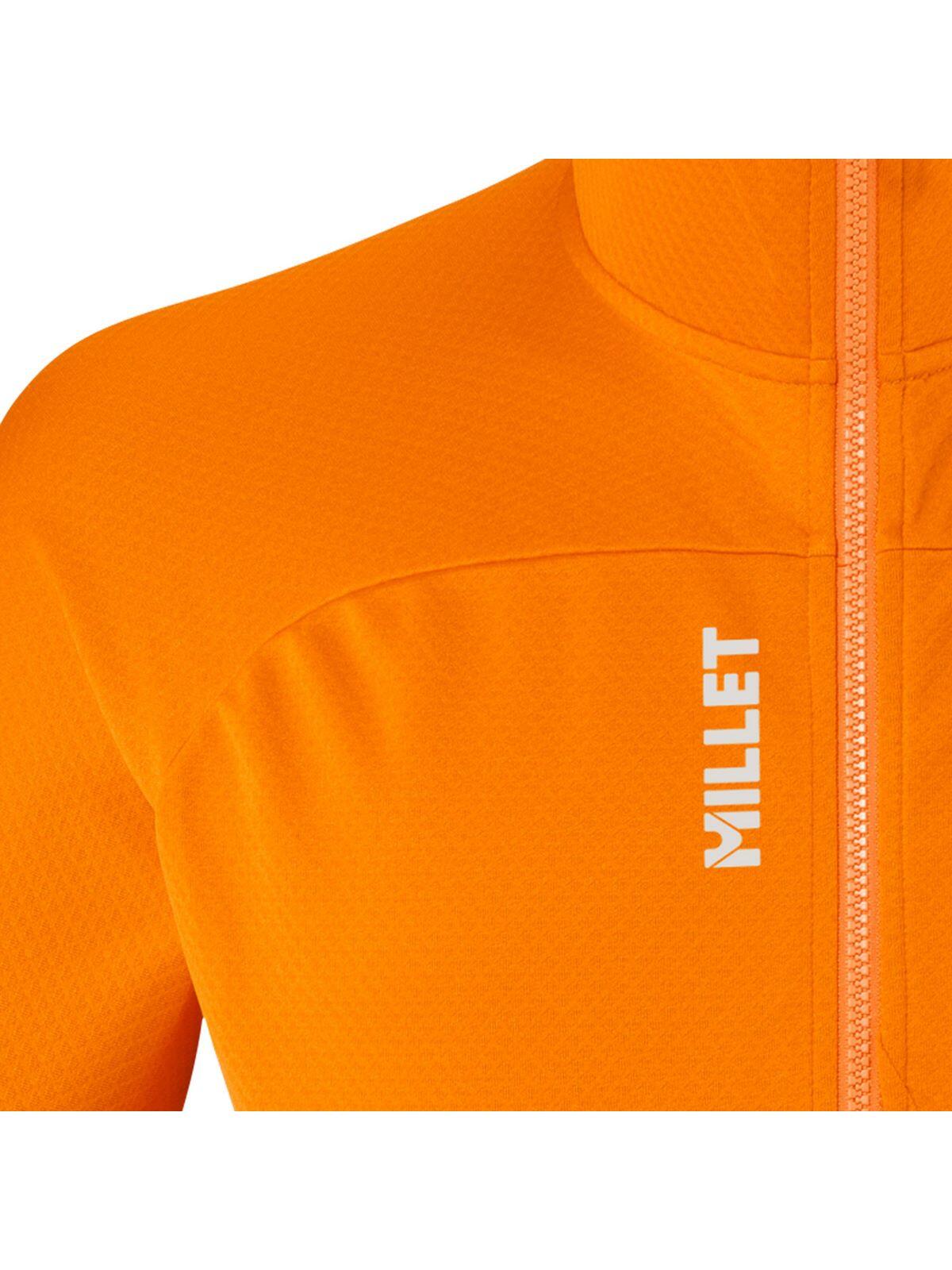 Bluza męska polarowa MILLET M Lokka Hoodie III pomarańczowy 2/3