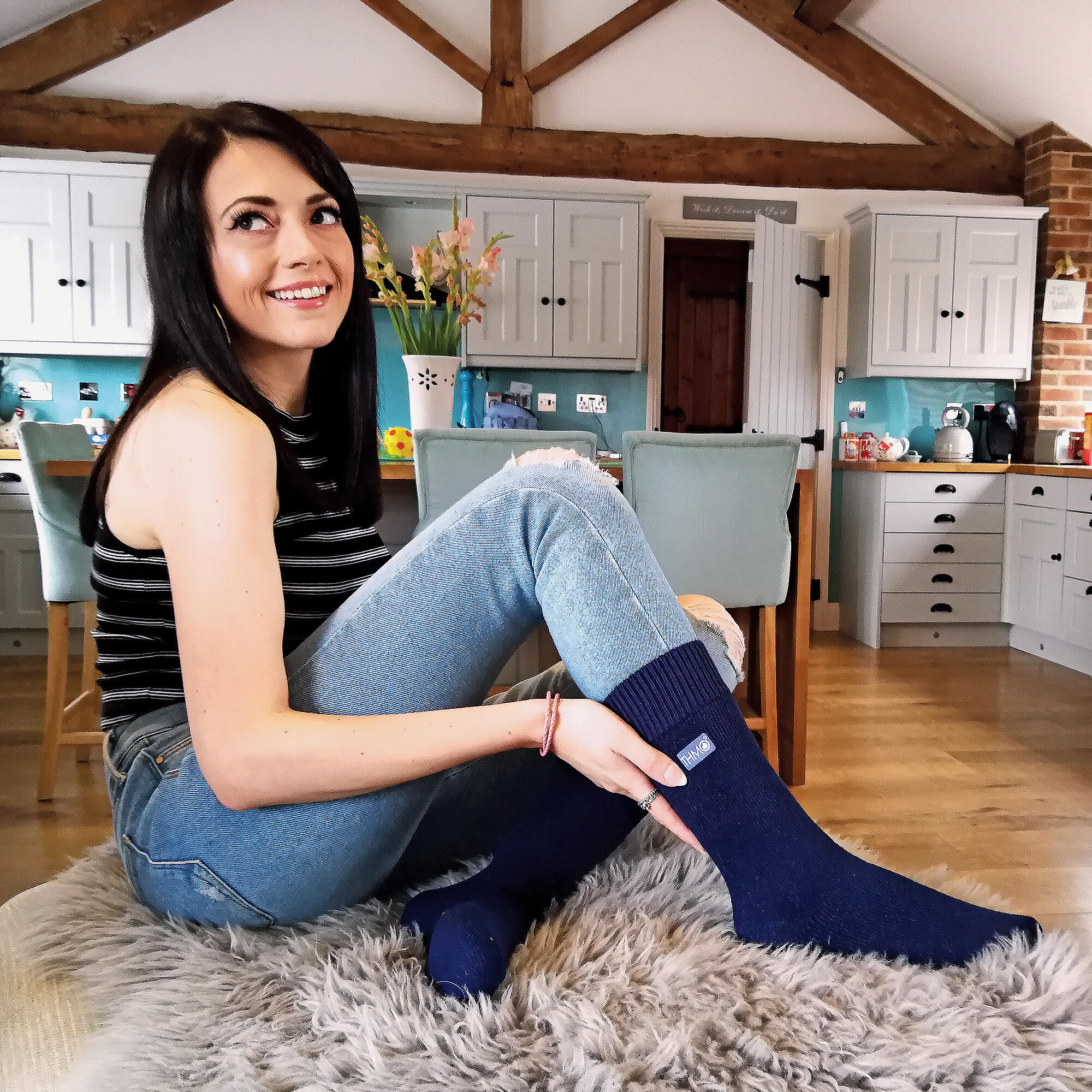THMO - 6 paires de chaussettes thermiques douces et respirantes pour femmes 5/6