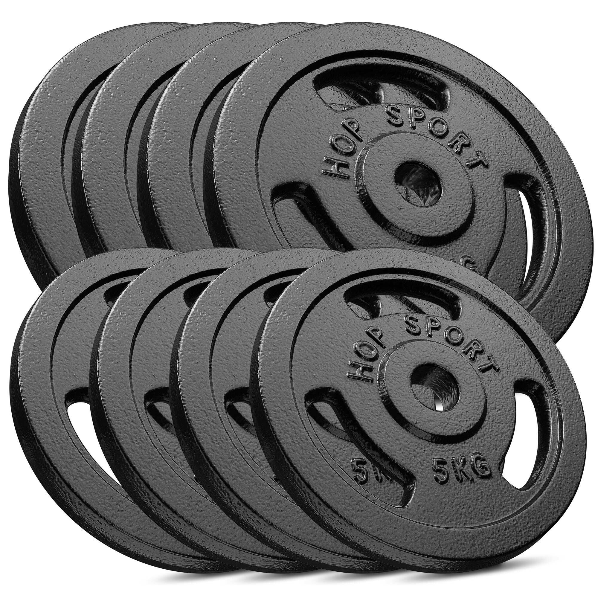 HOP-SPORT Sada litinových kotoučů 60kg (4x10, 4x5)