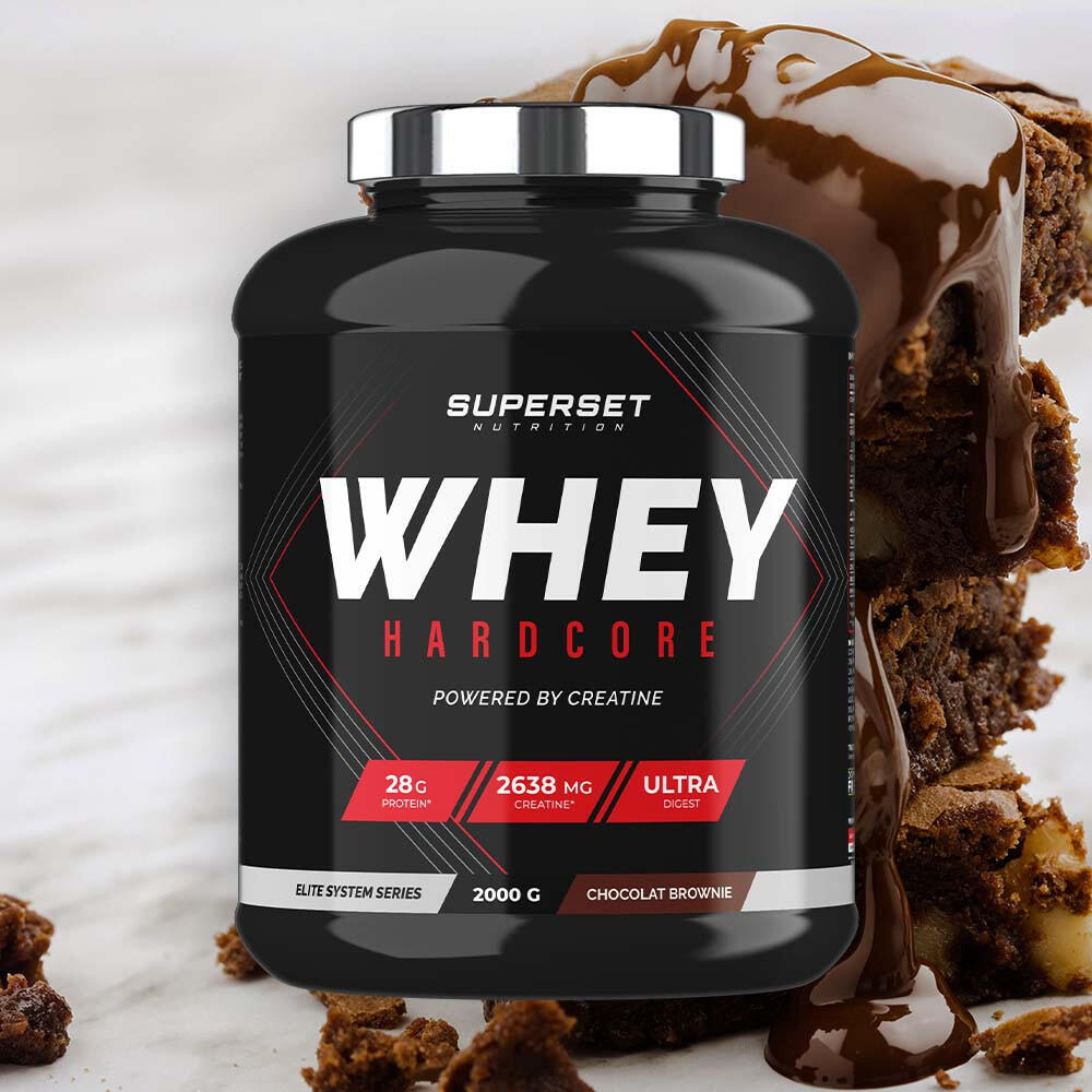Proteine Whey - Whey Hardcore (2kg) - Brownie 2/7