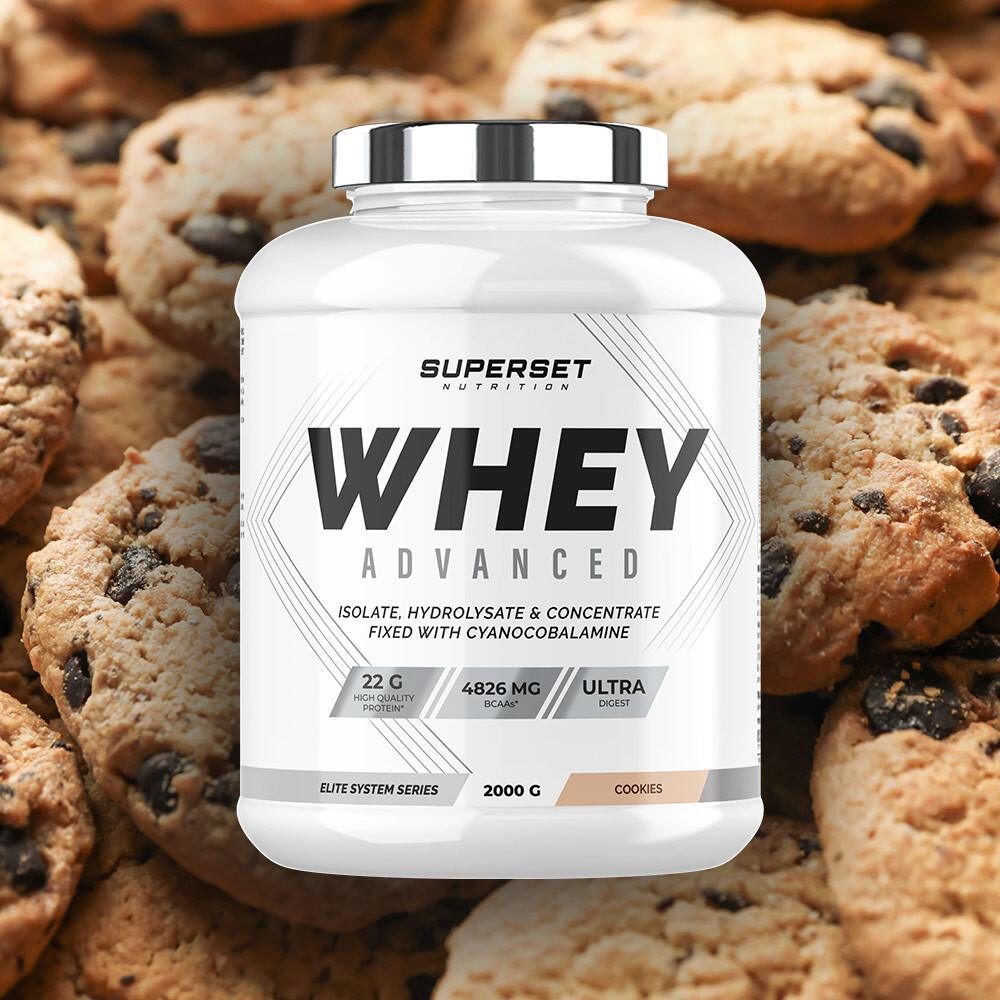 Proteína Whey - 100% Whey Proteine Advanced (2kg) - Cookies 2/6
