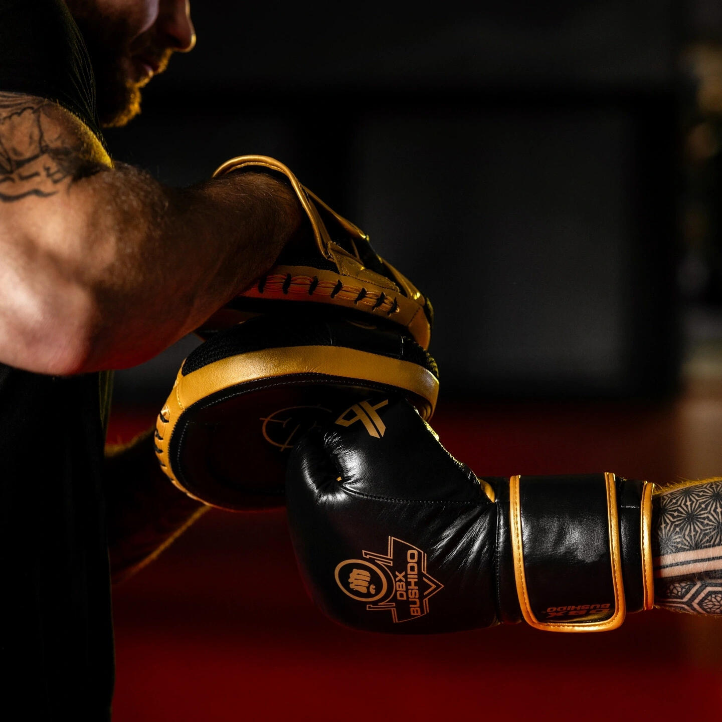 Rękawice bokserskie wielowarstwowe ProFighter Gold Legacy Series DBX Bushido 2/7