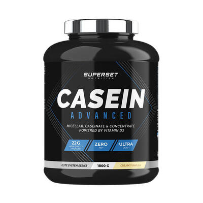 Caseïne - 100% casein advanced (1,8kg) - aardbeien yoghurt