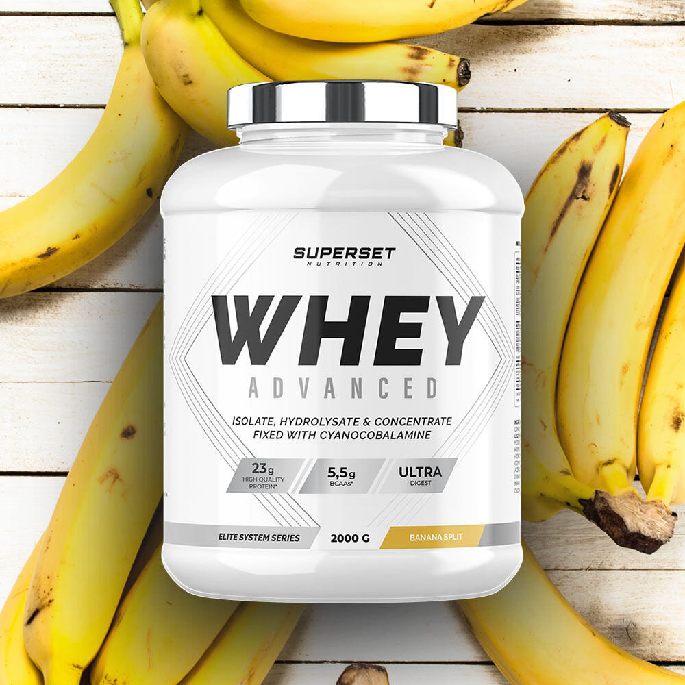 Proteine Whey - 100% Whey Proteine Advanced (2kg) - Banana Split 2/6