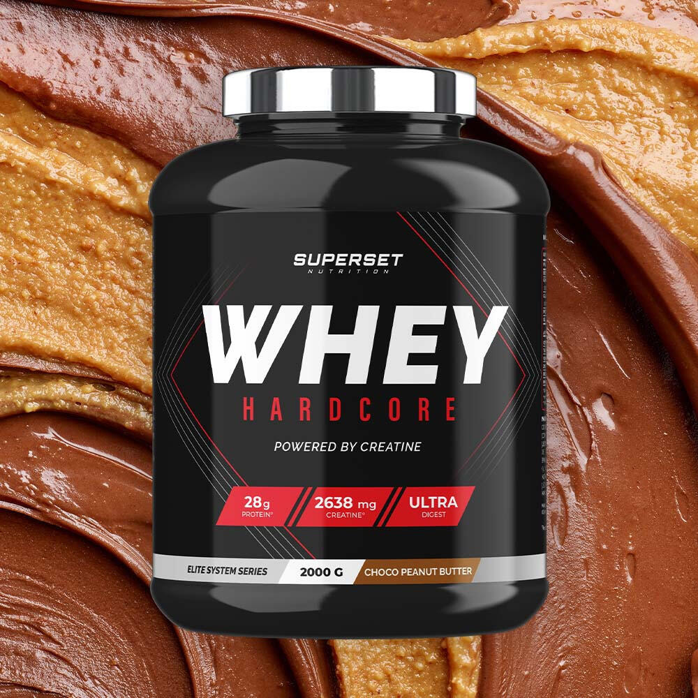 Superset Nutrition - Whey Protéine | Whey Hardcore (2kg) | Chocolate Peanut Butter - Isolat De Whey - 2 Kg - Decathlon