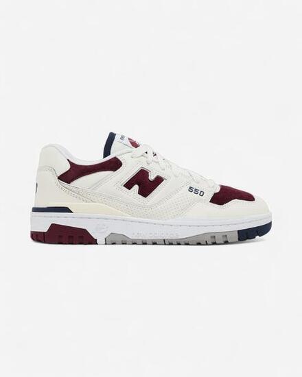 New Balance 550 Maroon Navy