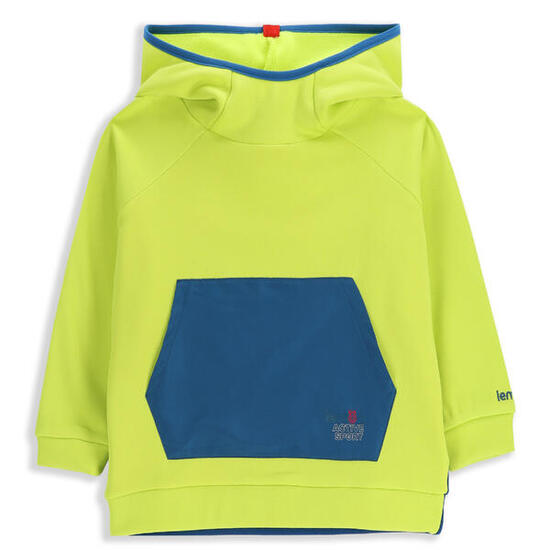 Jungen Fleecejacke Wandern mit Kapuze ZL5