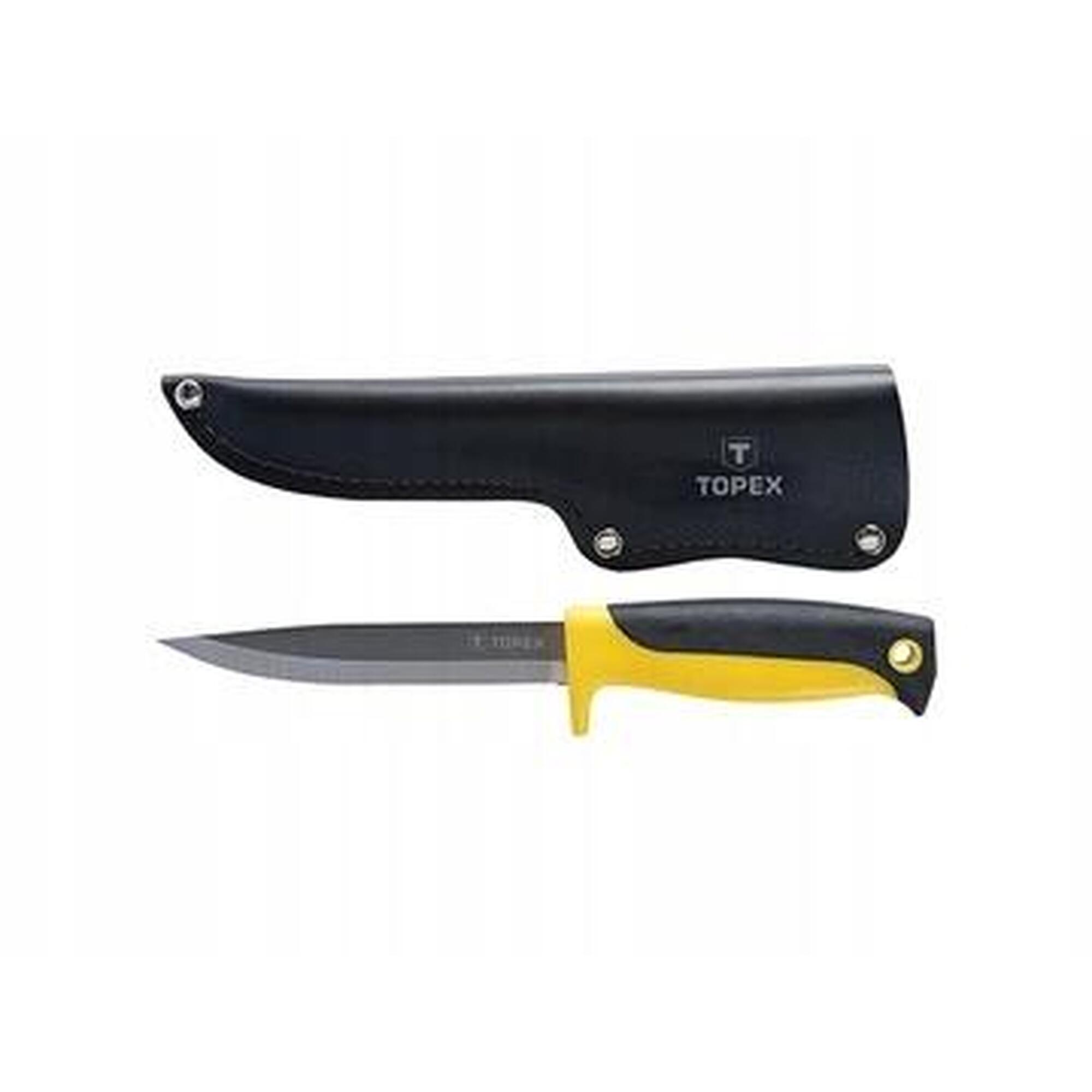 Nóż uniwersalny z kaburą ostrze 12 cm