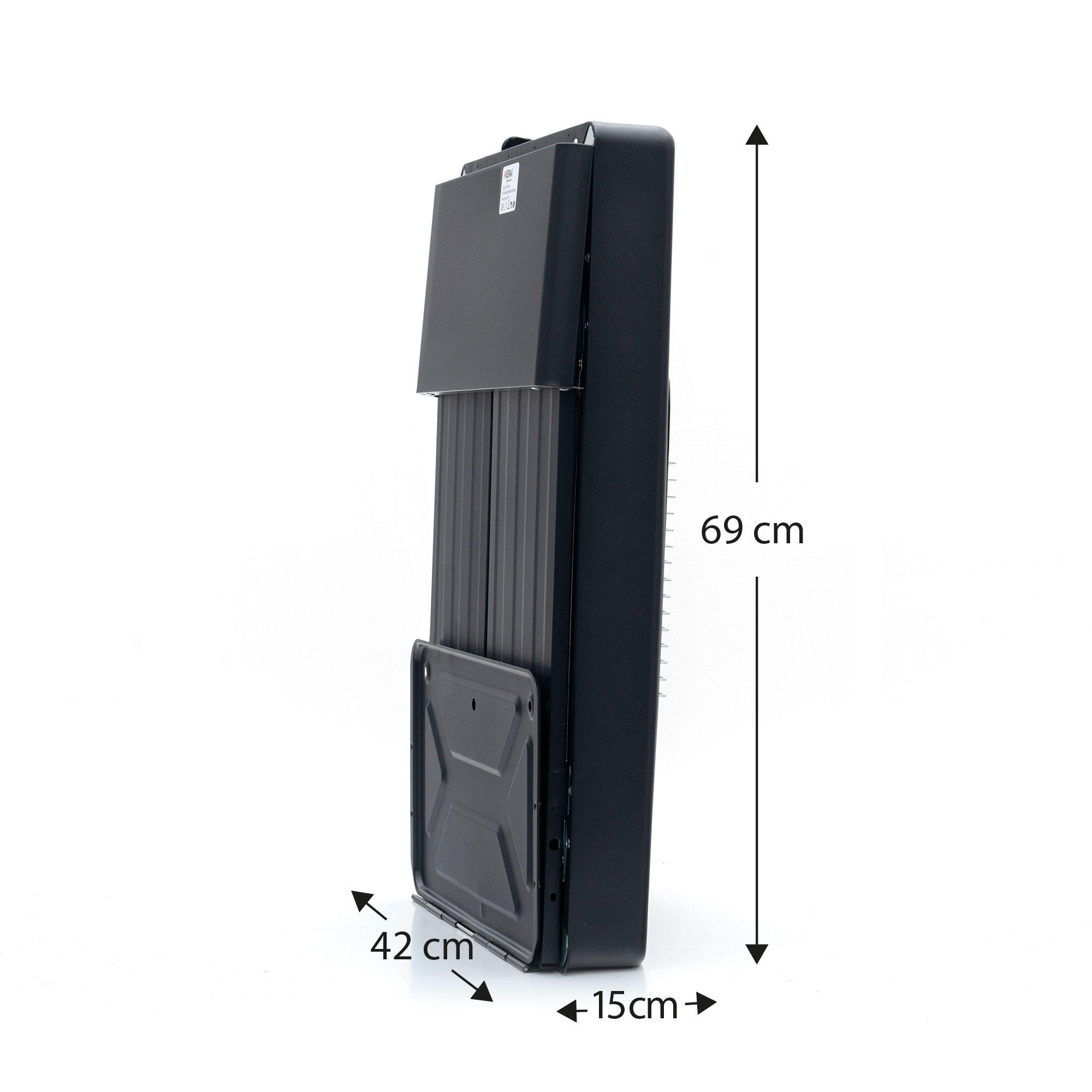 Fogão a gás catalítico butano Kekai New Slim 42x26x73 cm Dobrável 3/5
