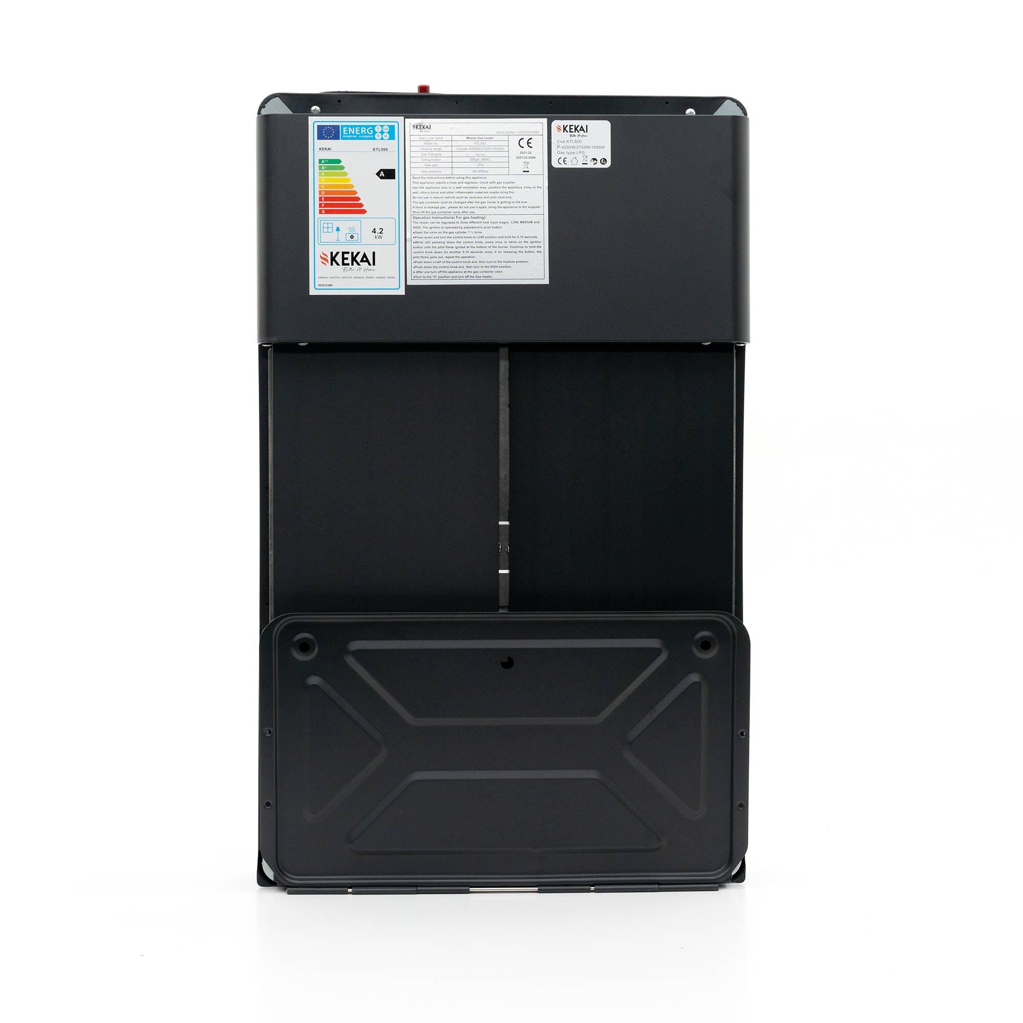 Fogão a gás catalítico butano Kekai New Slim 42x26x73 cm Dobrável 5/5