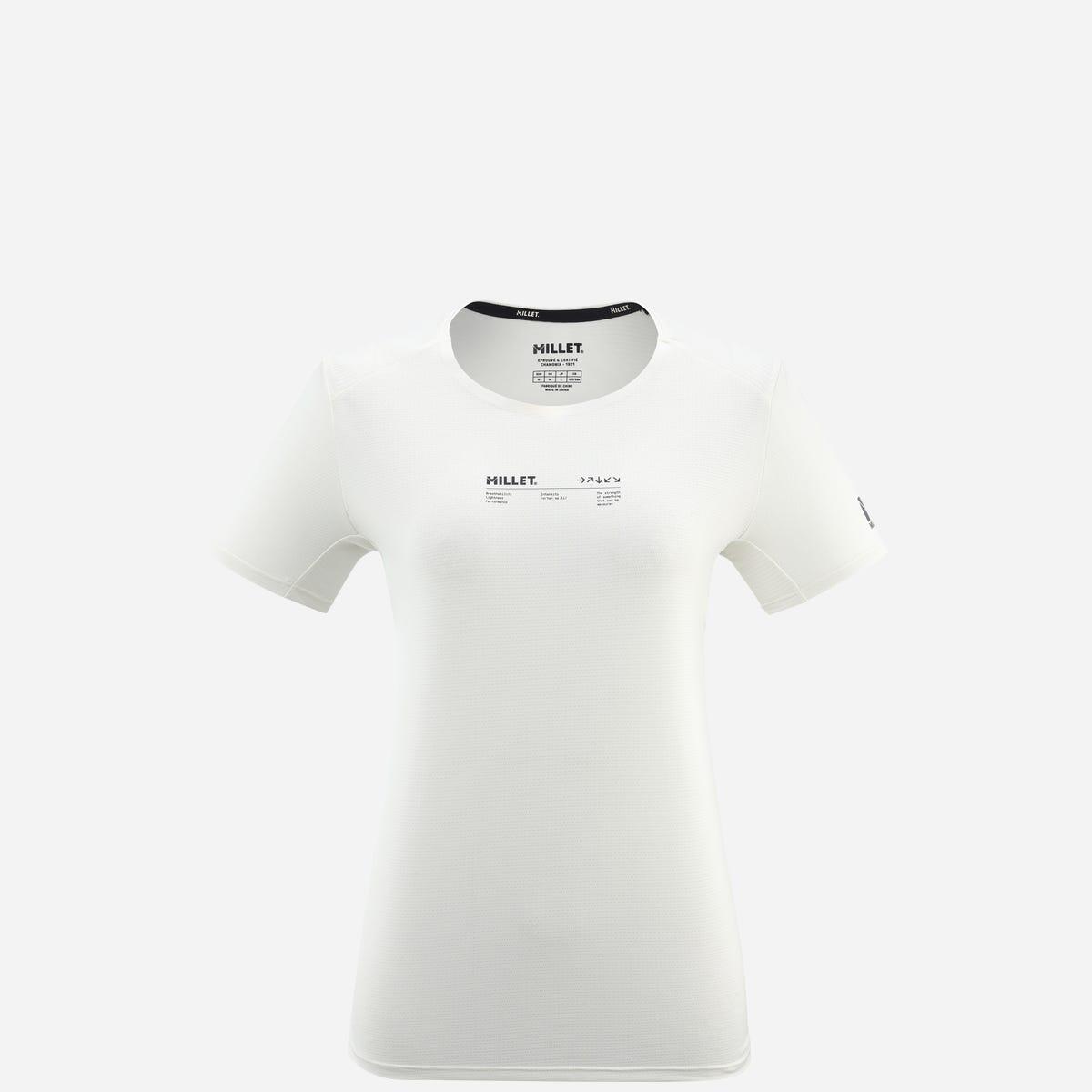Millet - T-shirt Trail Running Femme Intense - T-shirt Manches Courtes - Blanc - 40 M - Decathlon