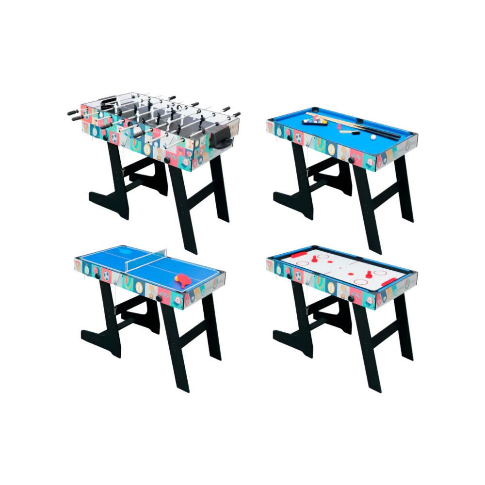 Mesa Multijuegos Plegable Moxen Quadplay 2/7