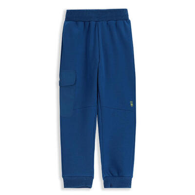Joggingbroek fleece voor wandel kinderen zl5 blauw