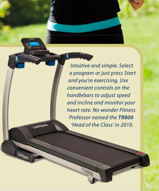 Tapis roulant fitness TR800 4/5
