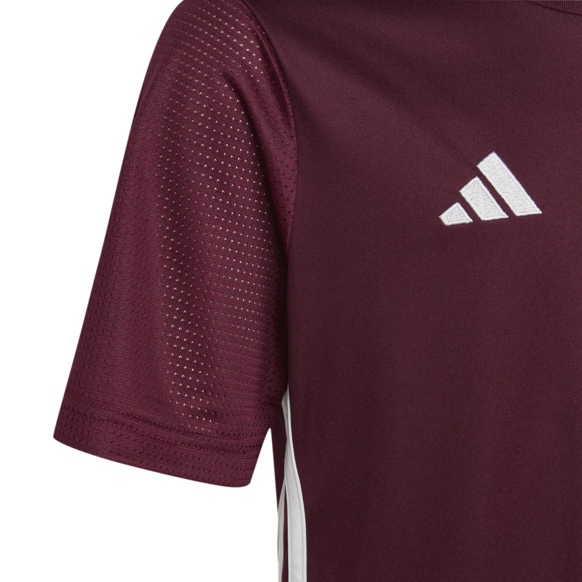 T-shirt adidas Unisexo Júnior Vermelho Bordô 3/7