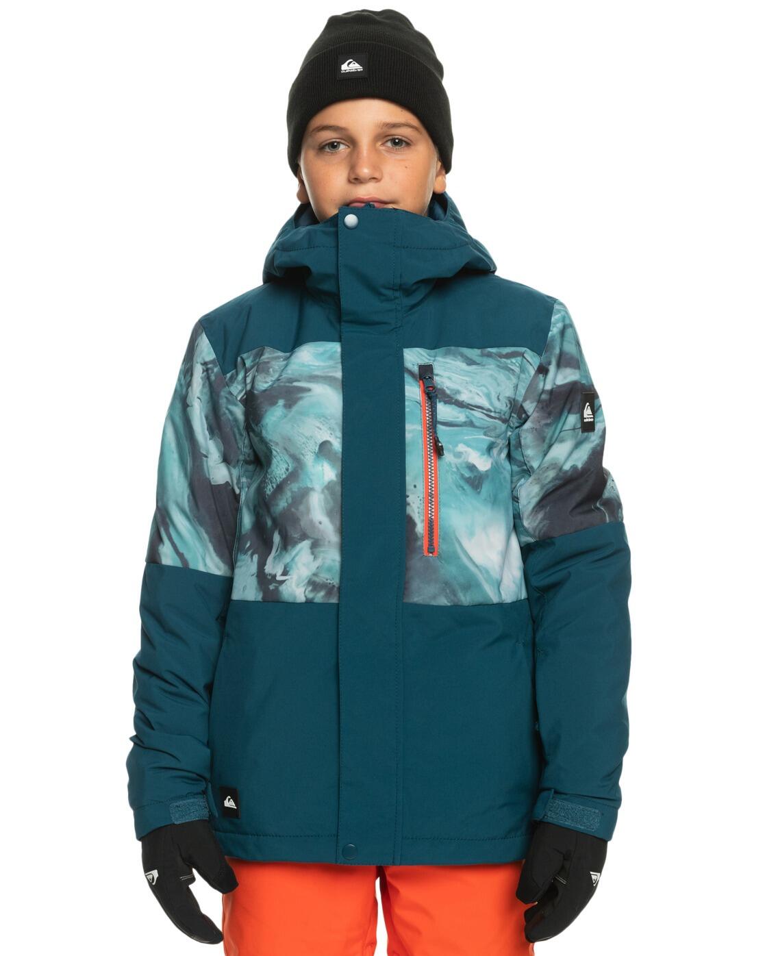 QUIKSILVER QUIKSILVER Skijacke  -  Herren  -  MISSION PRINTED BLOCK YOUTH