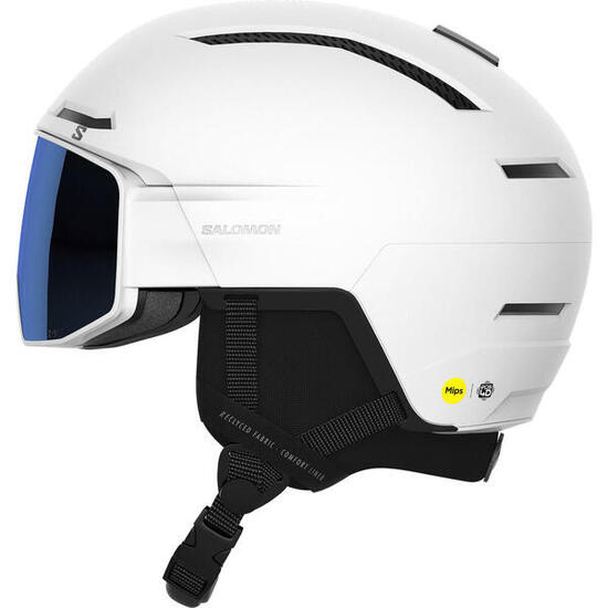 Kask z przyłbicą szybą Salomon Driver Pro Sigma Mips White 2026