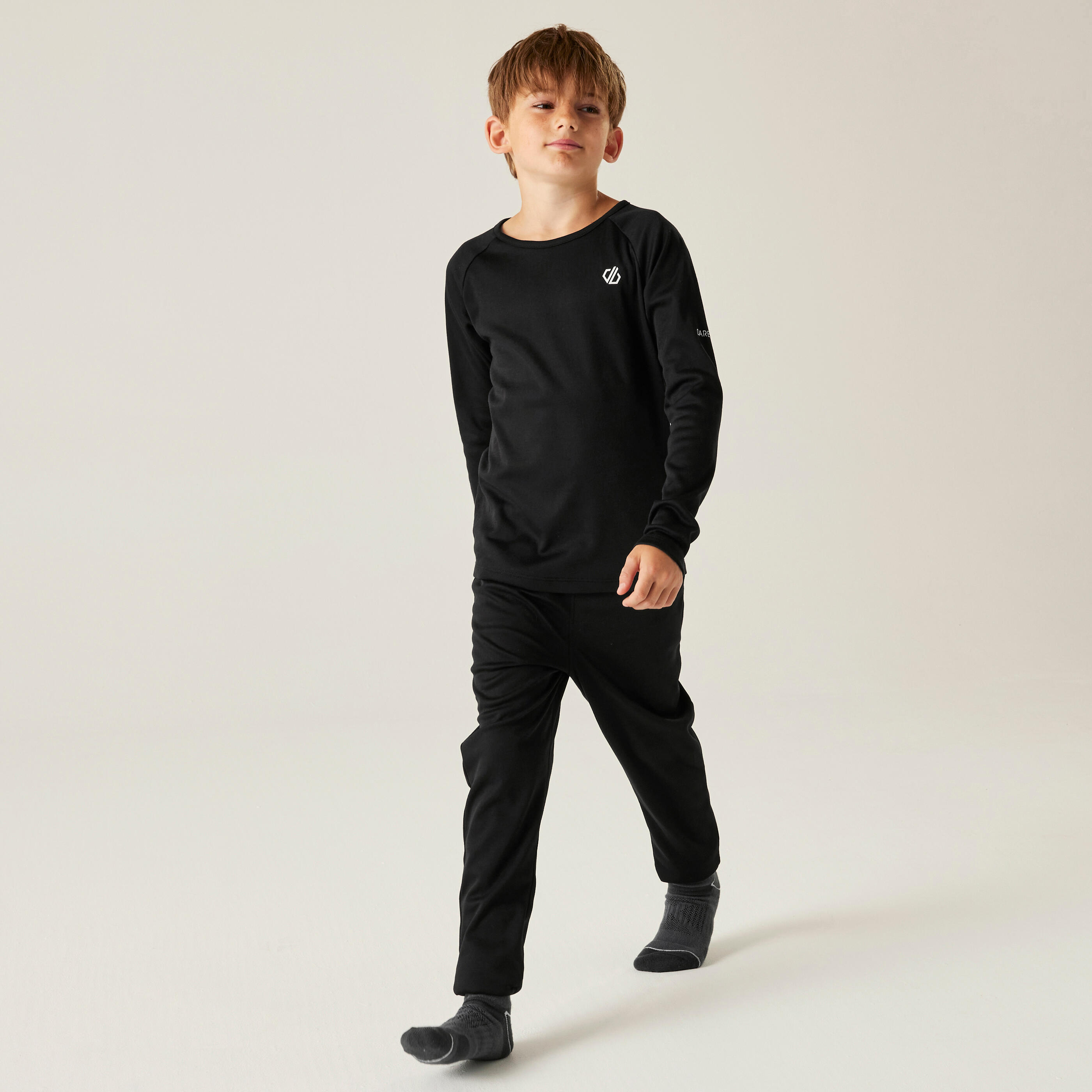 Dare 2b - Elate Iii Ensemble De Sous-vêtements De Ski Pour Enfants - Sous Maillot Manche Longue - Noir -  3 À 4 Ans - Decathlon