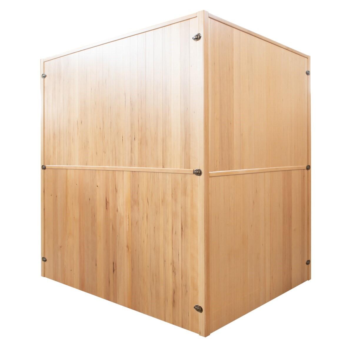 Sauna traditionnel Zen 6 places en épicéa du Canada, poêle et accessoires inclus 4/7