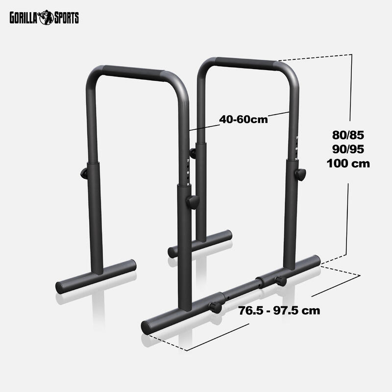 Bare pentru exercitii reglabile, Gorilla Sports®