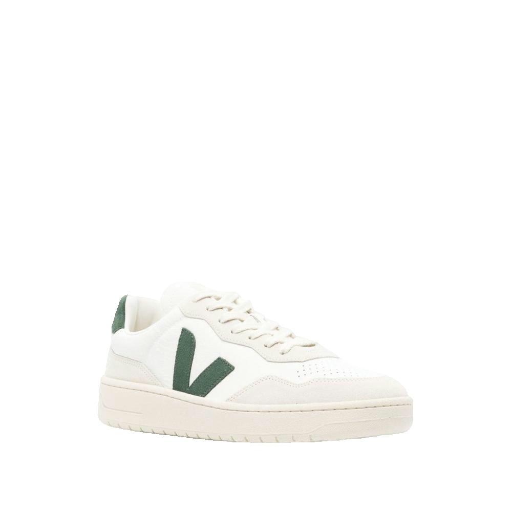Sapatos Veja V-90 Branco Couro 3/3