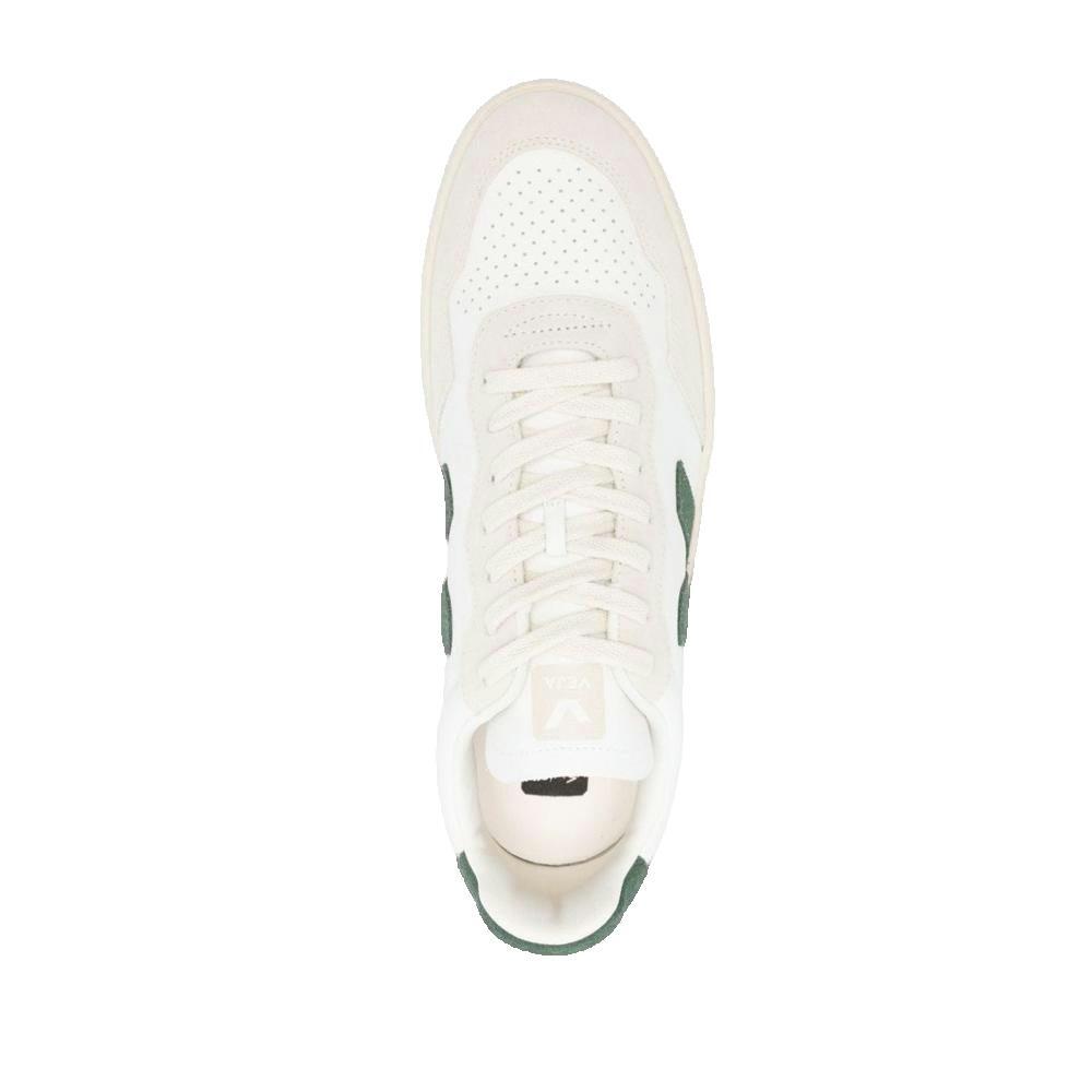 Sapatos Veja V-90 Branco Couro 2/3