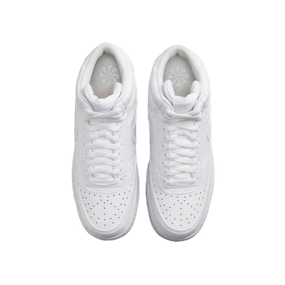 Chaussures Nike Court Vision Mid blanc style basketball 3/3