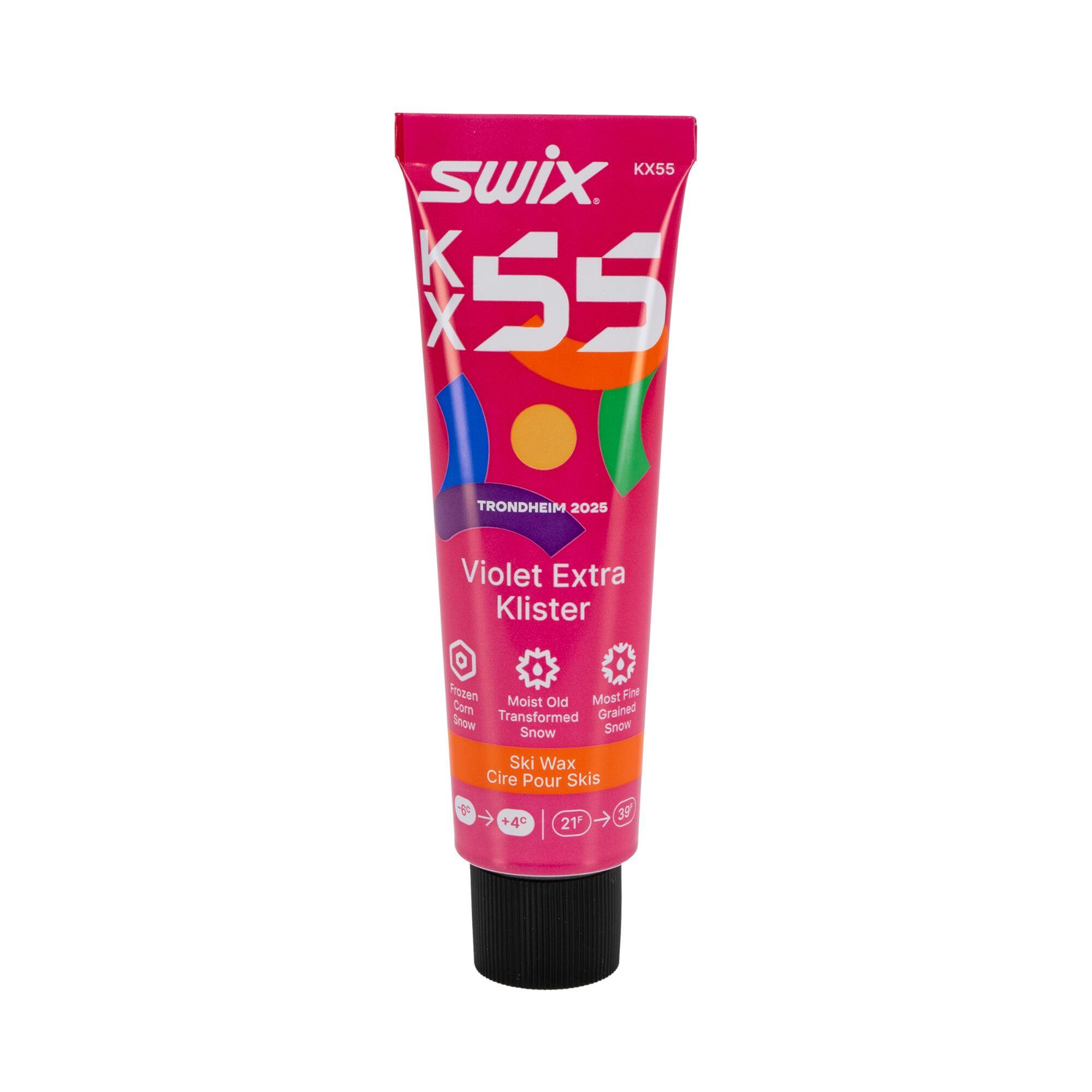 SWIX Klistr KX55 Violet Extra -6°C/+4°C