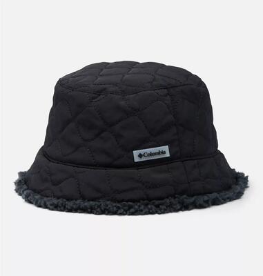 Hoed - unisex - omkeerbaar, waterafstotend - pass ii - zwart