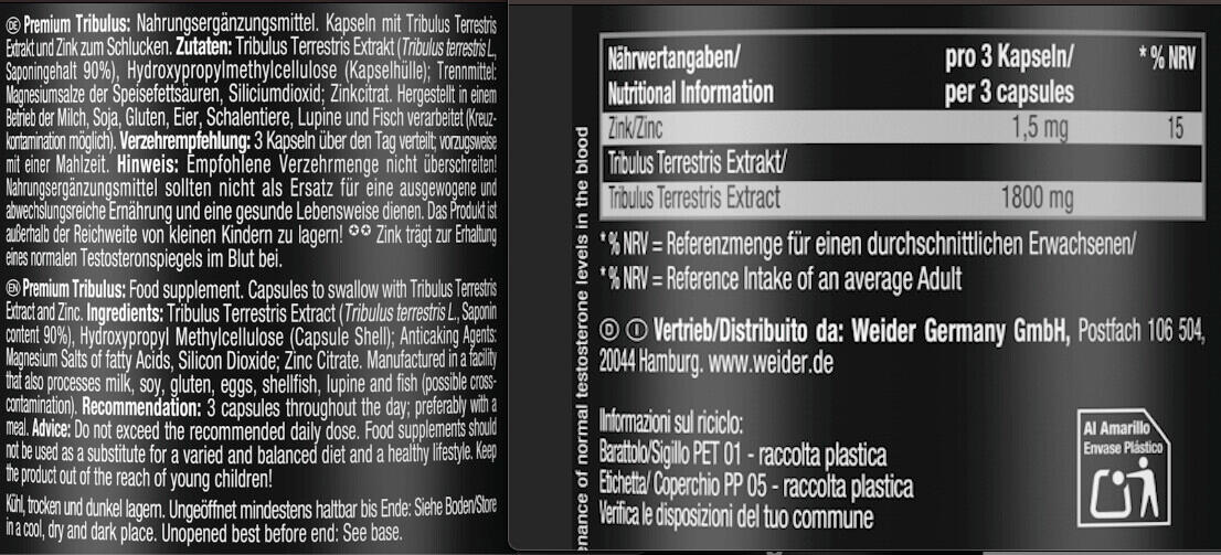 Tribulus - Premium Tribulus - 90 Gélules 3/7