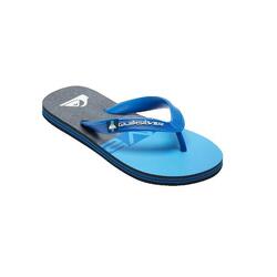 Tongs Quiksilver Molokai Panel noir/bleu/gris enfant