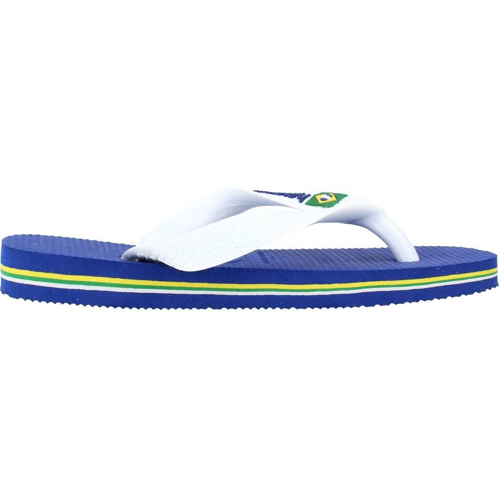 Infradito Havaianas Modello Brasil Logo Colore Blu 4/5