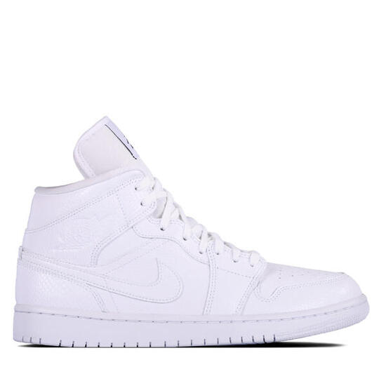 Zapatillas - Baloncesto - Mujer - jordan 1 mid - blanco snakeskin