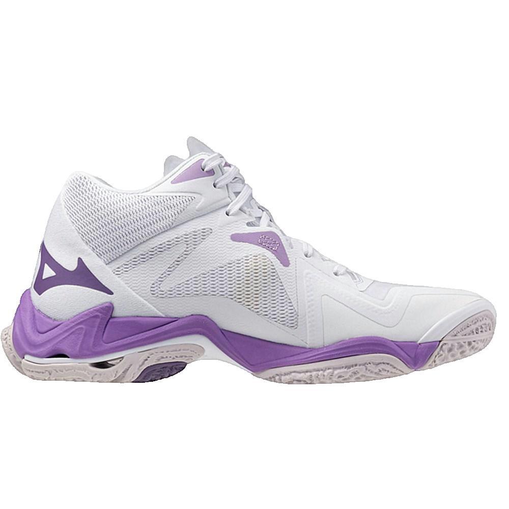 Chaussures Mizuno Wave Lightning Z8 MID blanc pour volleyball 2/3