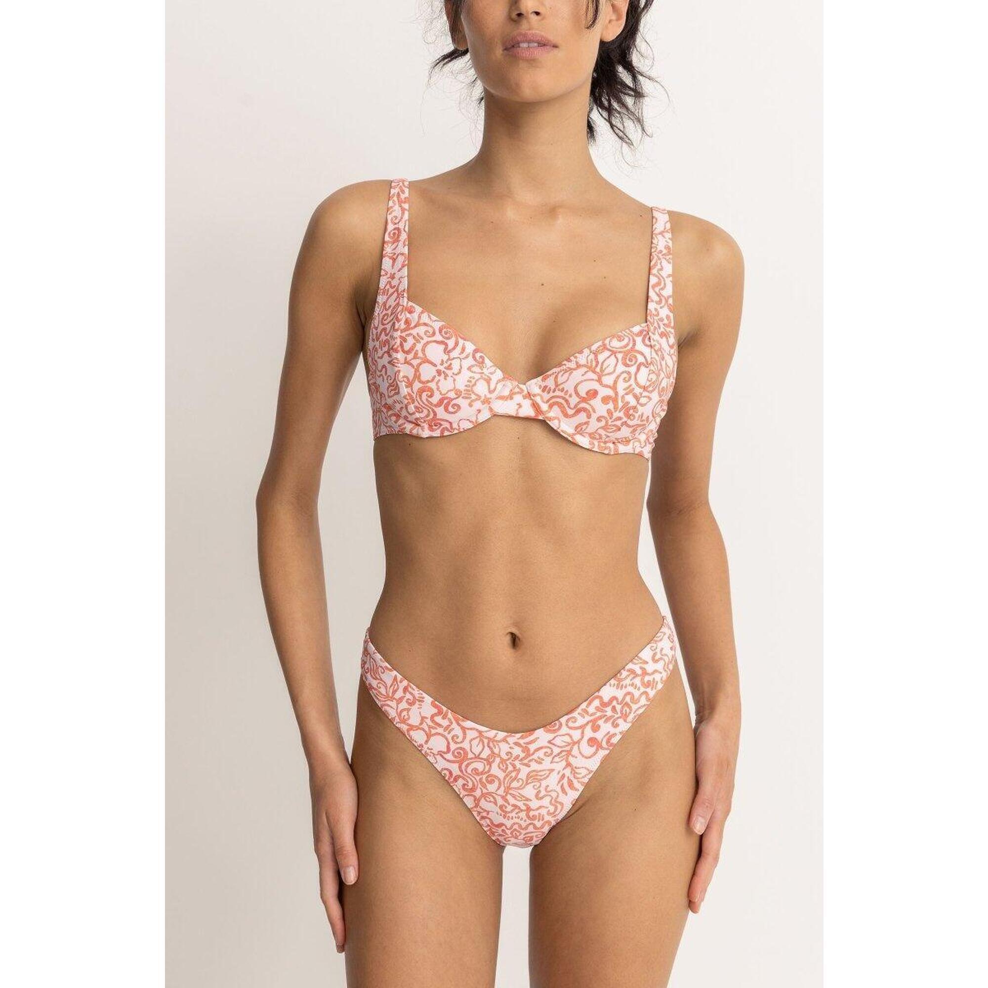 Rhythm - Islander Floral - Haut De Maillot Femme - Maillot De Bain 2 Pièces - Rose - 48 Xl - Decathlon