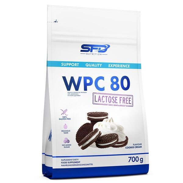 Odżywka białkowa bez laktozy WPC 80 LACTOSE FREE 700g Czekolada