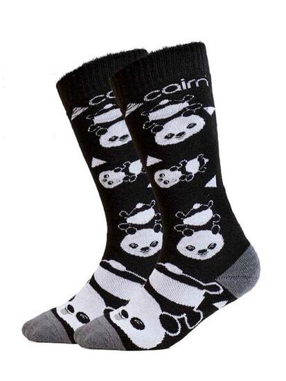Chaussettes de ski enfant - 2 paires - Panda