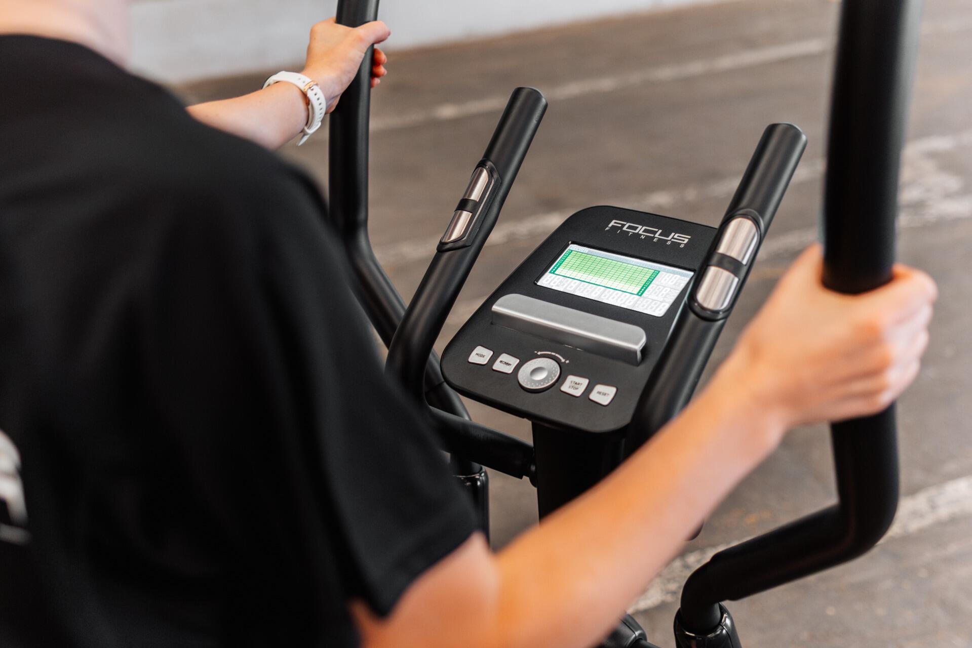 Fox 3 iPlus - Vélo elliptique - Capteurs de fréquence cardiaque - 24 niveaux de 5/7