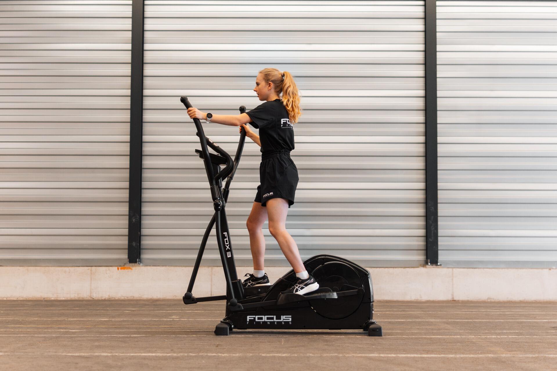 Fox 3 iPlus - Vélo elliptique - Capteurs de fréquence cardiaque - 24 niveaux de 4/7