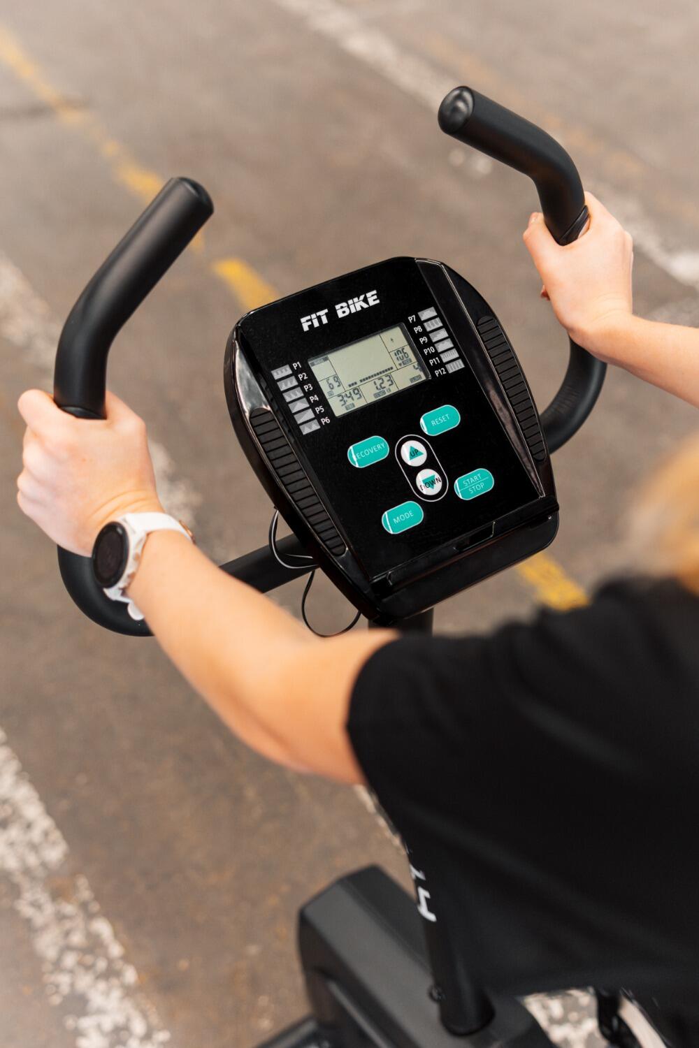 Ride 1.4 - Vélo d’appartement - Résistance manuelle - Réglable - Capteurs de fré 6/7