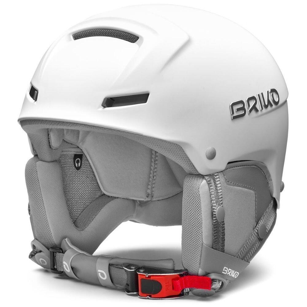 briko casco grigio da donna in materiale sintetico per sport invernali 6/7