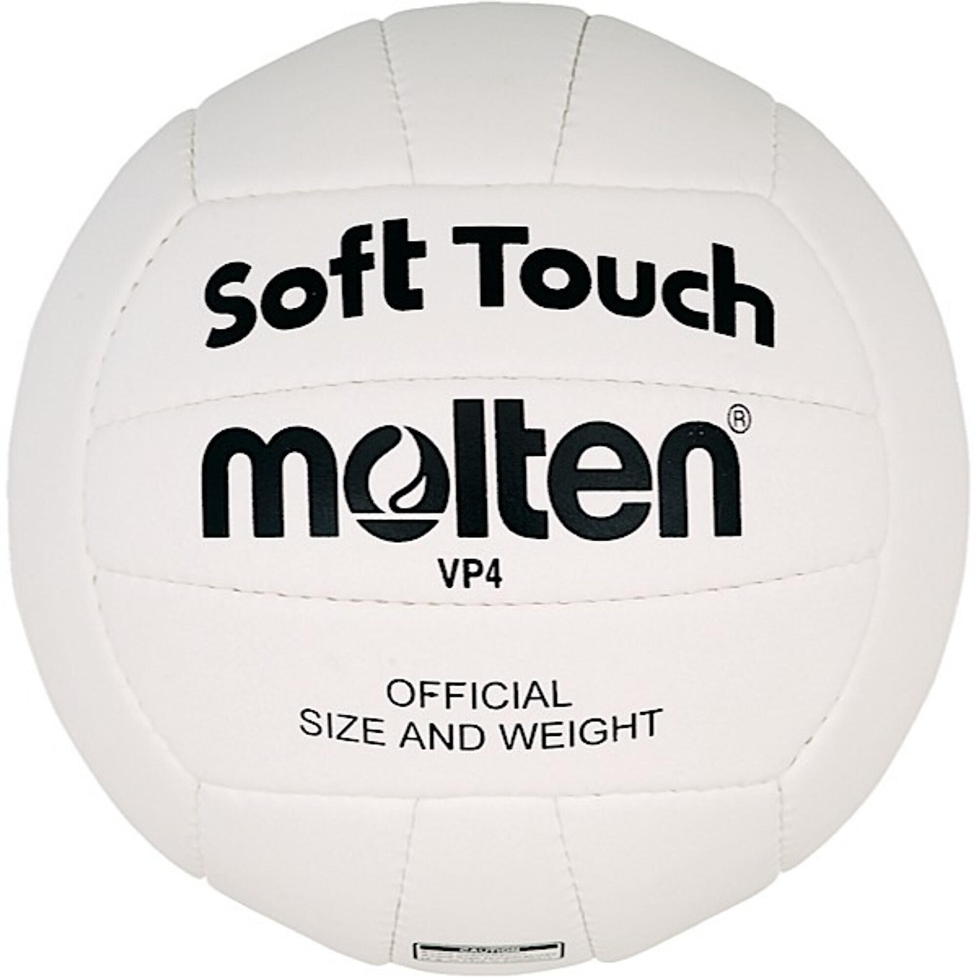 Molten - Ballon Doux Au Toucher Molten Vp5 - Ballon De Volley - Blanc - Taille Unique - Decathlon