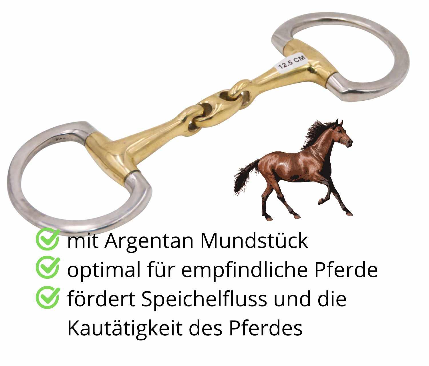 AMKA Olivenkopfgebiss doppelt gebrochen 2/4