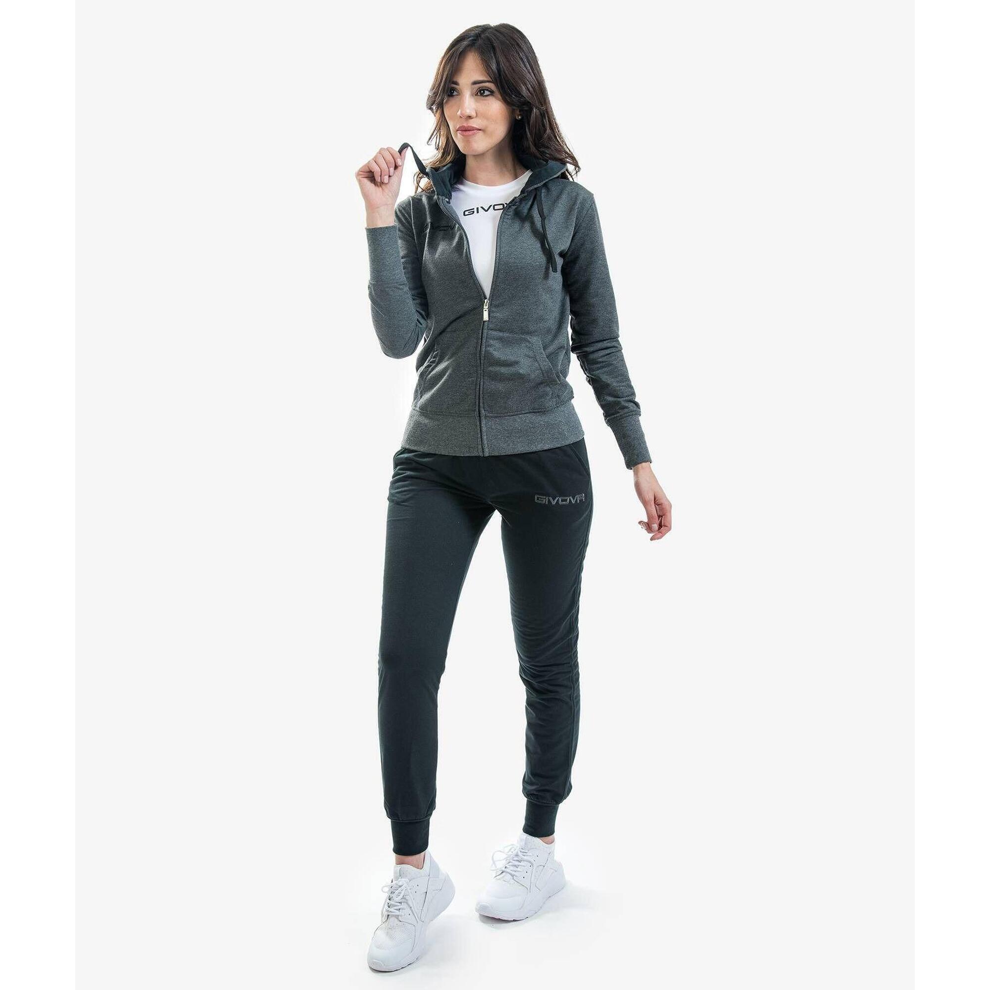 Givova King dres dziewczęcy bawełniany terry 2XS granat