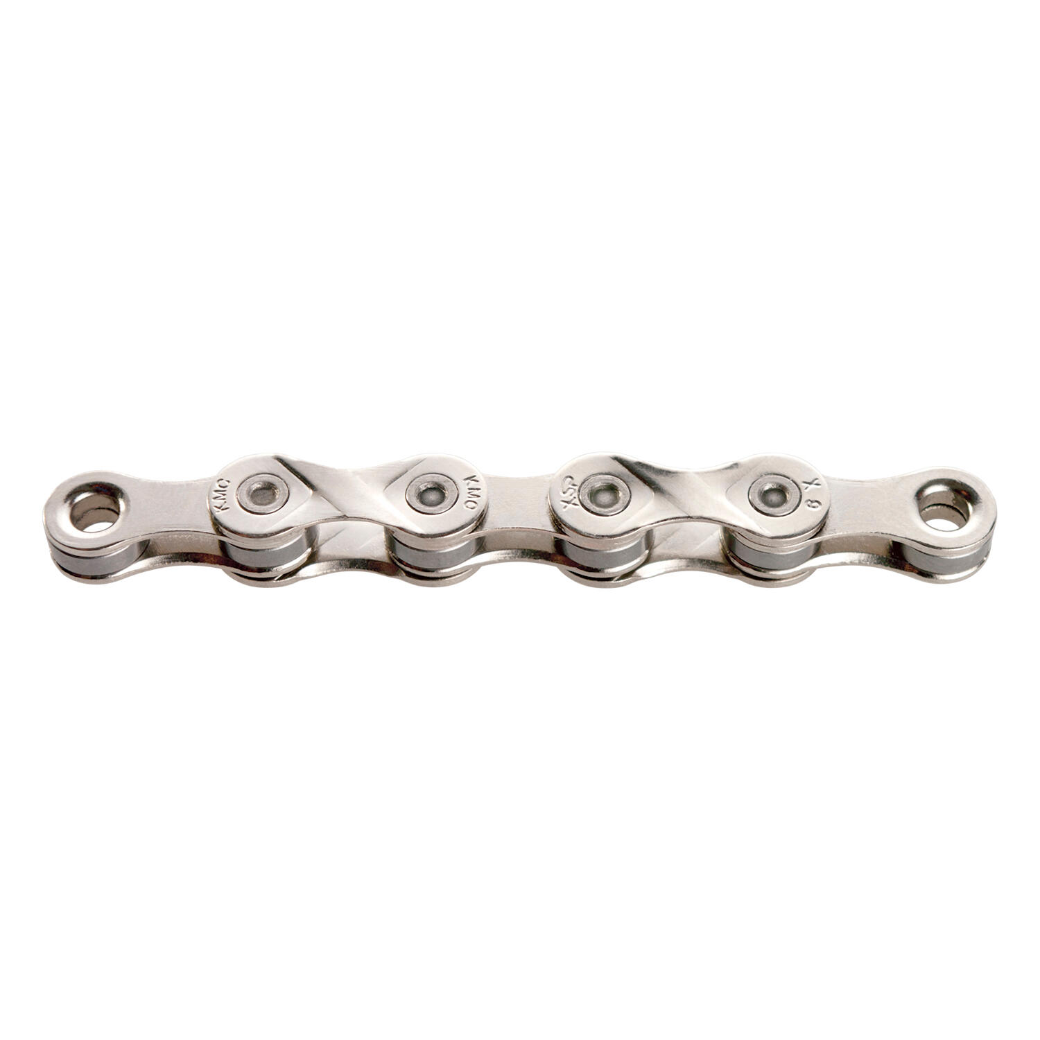 Chaîne KMC X9 Silver 114 Maillons Argent 4/7