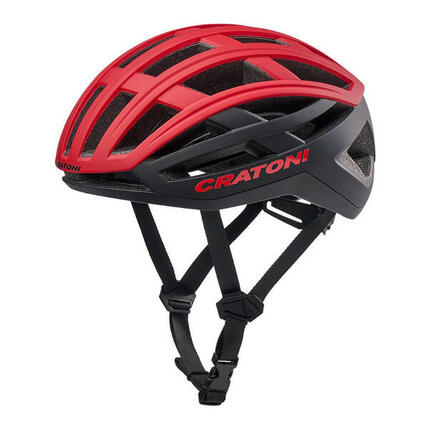 Rennrad-/ Gravel Fahrradhelm C-AirLite, rot/schwarz