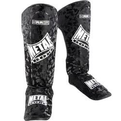 Metal Boxe Protège-Tibia Et Pied Mirror Xl